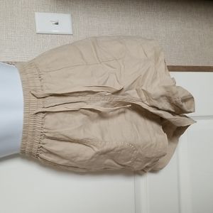 Quince 100% European Linen Shorts SZ L NWOT